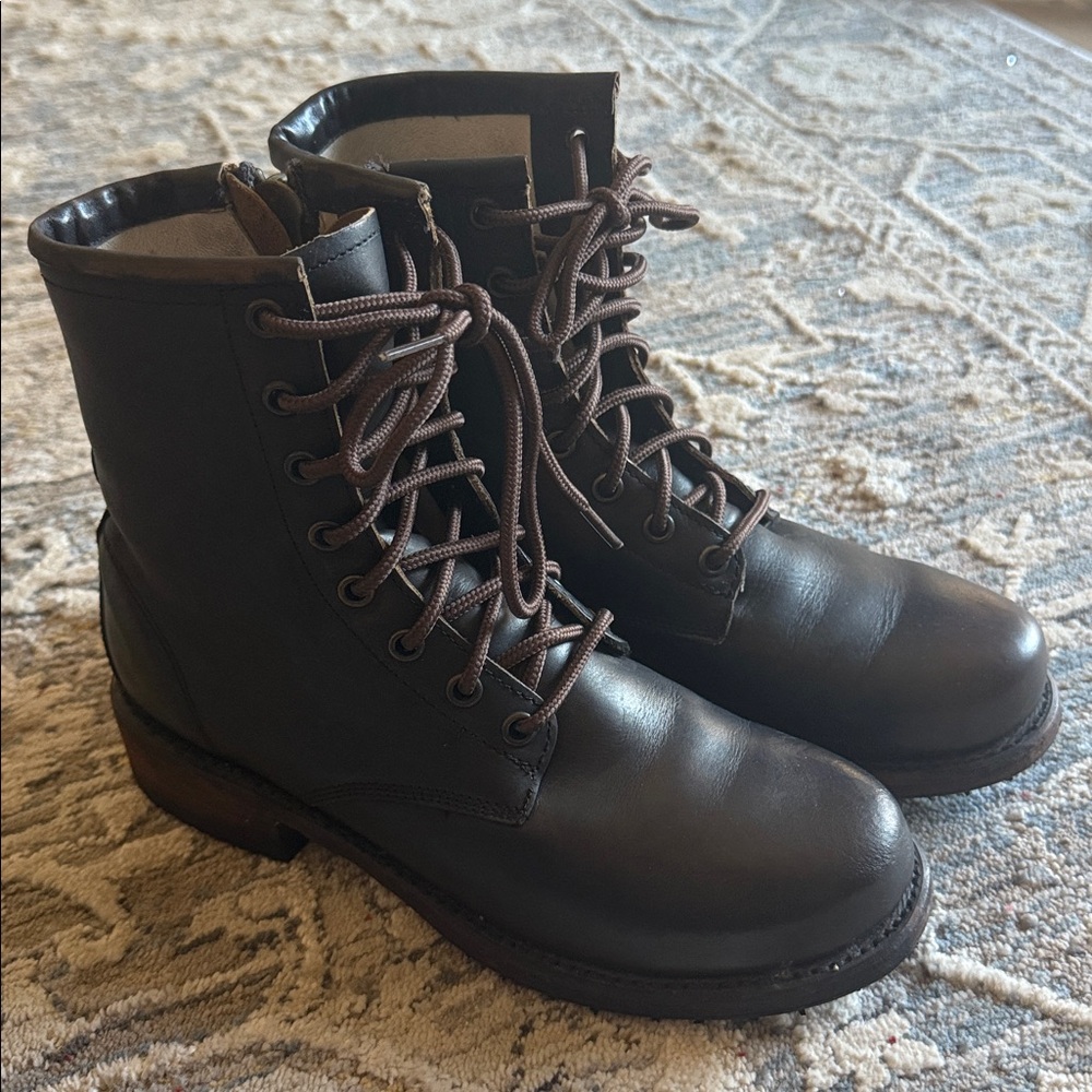 FREEBIRD by Steven - Manchester Leather Boots dark brown 7.5